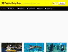 Tablet Screenshot of paradisediving.net